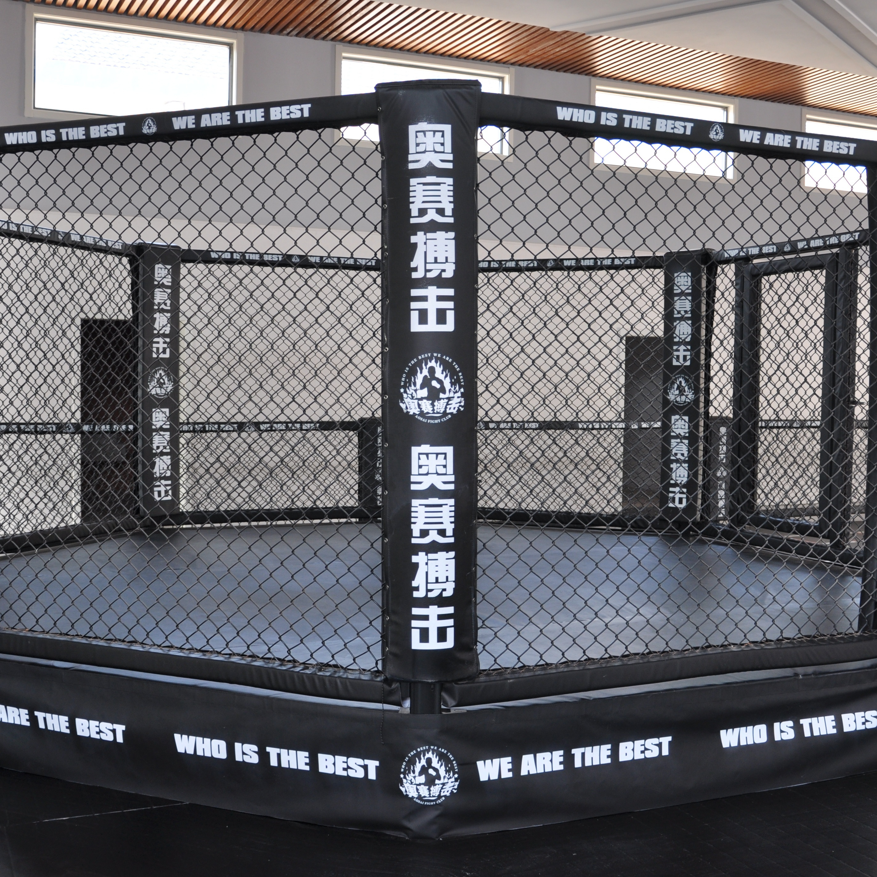 Профессиональное боксерское кольцо и клетка с принтом mma supatex, холщовая восьмиугольная шестиугольная клетка для боевых искусств, продажа