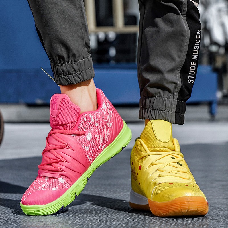 2021 новый дизайн Chaussure для мужчин мальчиков De Basket-ball розовый желтый модная мужская спортивная обувь для баскетбольная