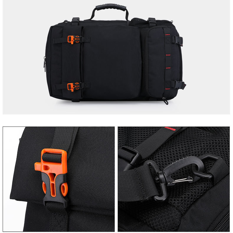 2021 New Arrival Multifunctional Big Capacity PU Leather Anti Theft Mountain Backpack Travel Outdoor Convenient Backpack Bag