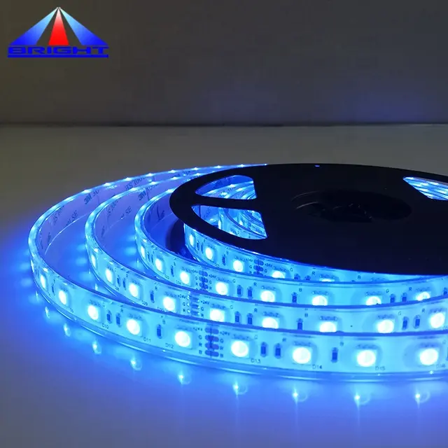 Waterproof rgb led strip ip68 swimming pool led strip 12v color changing led light strip