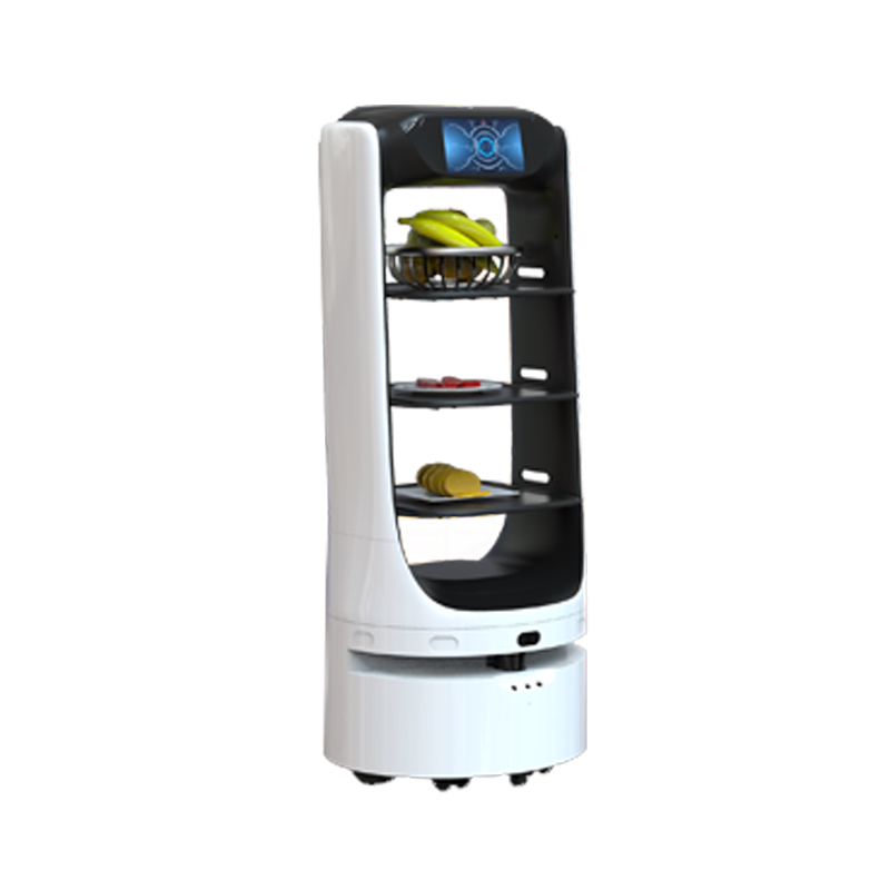 Reeman new intelligent food delivery robot artificial AI restaurant waiter service robot automatic navigation send food