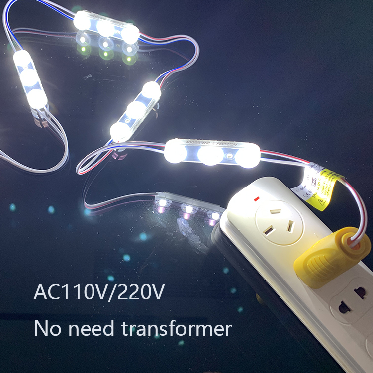 AC 220V/110V Waterproof Led Modules Injection LED Module backlight for outdoor advertising light box   sign