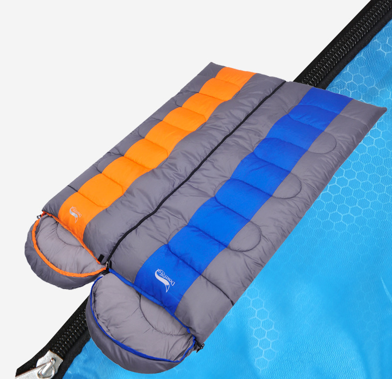 Wholesale Outdoor Polyester Adult Hollow Fiber Cotton Waterproof Travel Camping Envelope Sleeping Bag