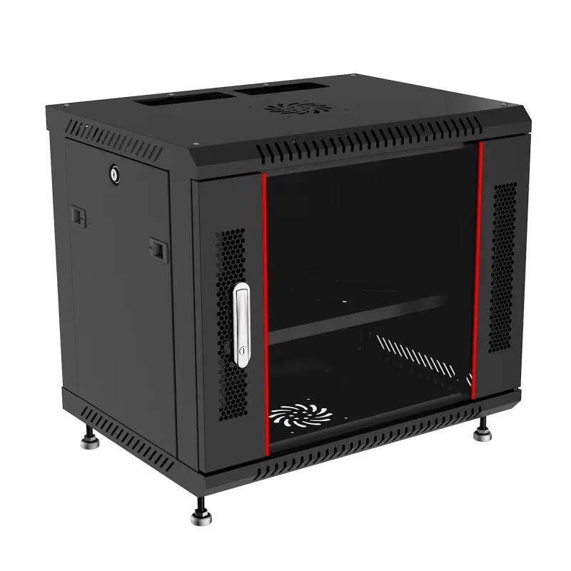 Network Rack 19 Inch 12u Double Section Cabinet Network Rack Depth 550 Mm With Welding Frame