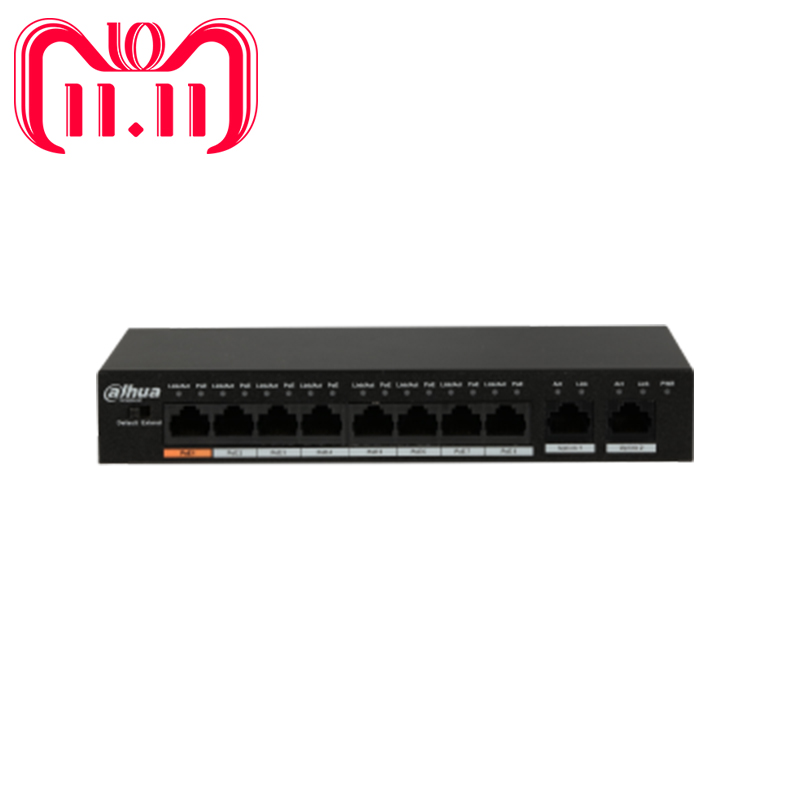 Сетевой видеорегистратор Dahua коммутатор питания через Ethernet PFS3010-8ET-96 8-портовый Fast Ethernet коммутатор питания через Ethernet 10/100/1000 Мбит/с поддержкой Hi-коммутатор питания через Ethernet