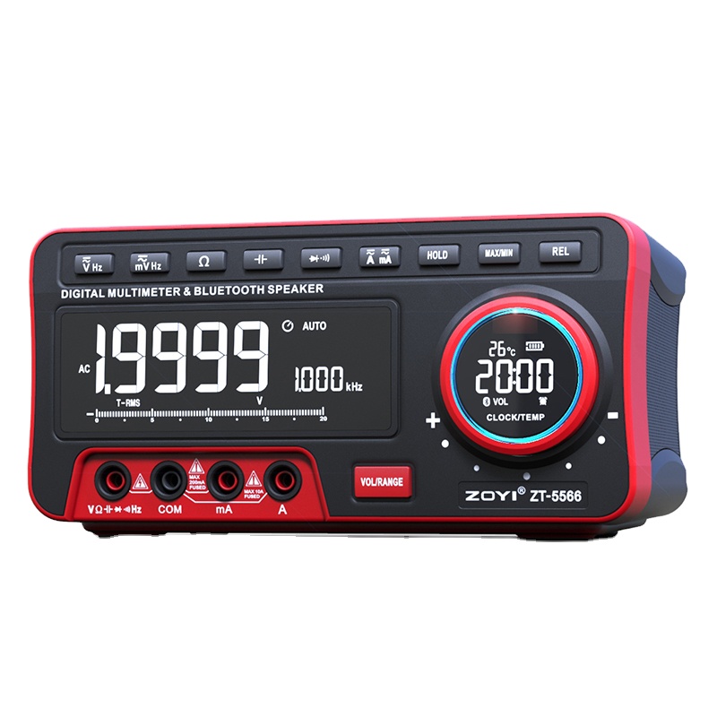 Многофункциональный цифровой мультиметр Zoyi Zt5566 с автоматическим выбором диапазона и 19999 отсчетов, многофункциональный цифровой мультиметр с ЖК-дисплеем