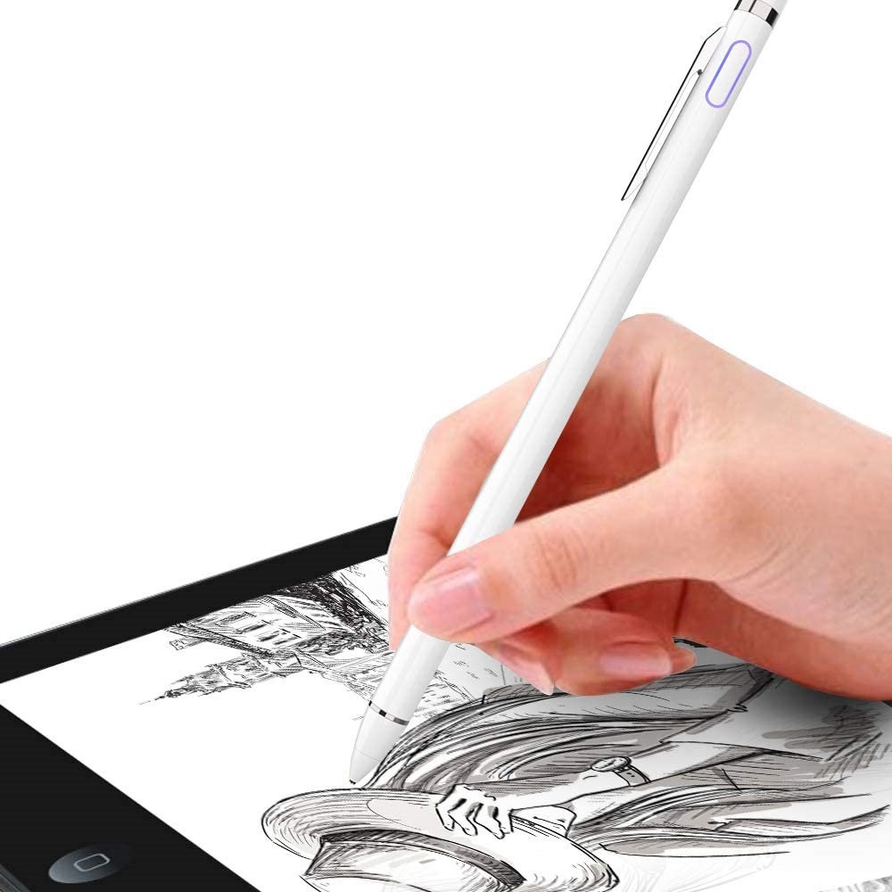 Stylus Pens with Fine Point Active Digital Smart Pencil for Drawing Writing, Compatible with Apple Samsung Android Tablets