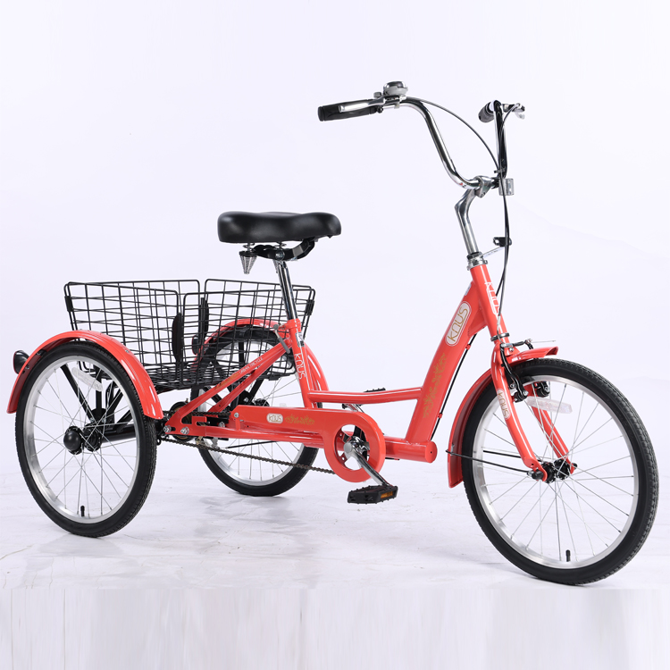 Factory Supply Attractive Price 20 Inch Steel Frame Bike Tricycles Three Wheels