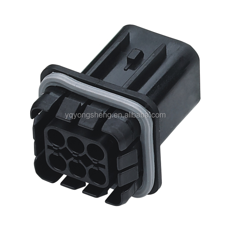 KPH804-06028 KPH803-06028 передняя лампа Разъем Авто Пластиковые 6pin женский черный разъем 6 штифтов Авто концевые зажимы