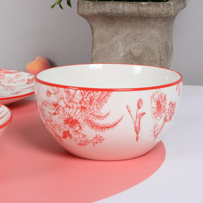 wholesale porcelain pad printing dinnerware set good quality ceramic dinner sets of 18 pcs 12 pcs 16pcs plate and bowls