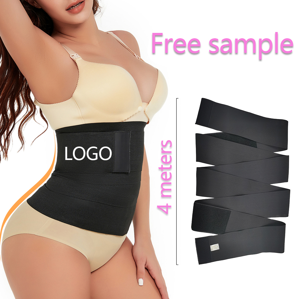woman waist shaper and butt lifter Custom logo wrap waist trainer vendors