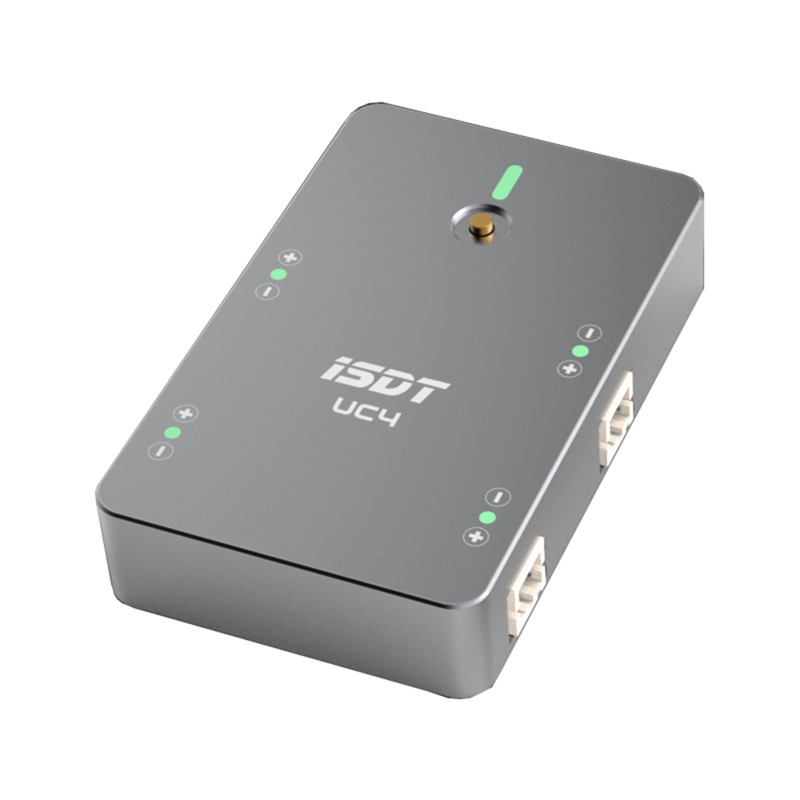 Умное мини-зарядное устройство ISDT UC4 18 Вт, 5-9 В, 1S, с входом типа C, выходом PH2.0 для радиоуправляемого дрона, квадрокоптера, Lipo, аккумуляторные детали, аксессуары