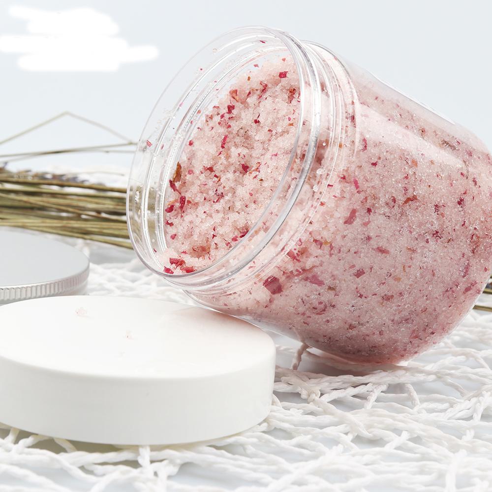 Hot Selling Private Label Coconut oil Rose Body Scrub