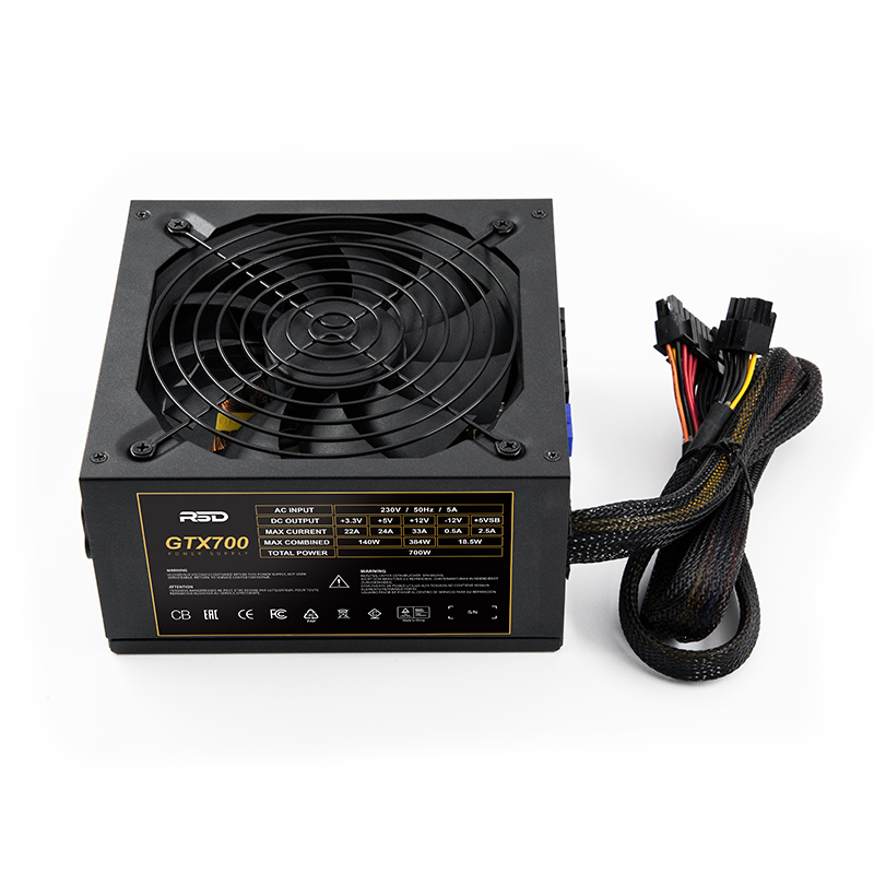 80Plus бронза 700W блок питания ПК игровой тихий блок питания Atx 700W блок питания 120Mm вентилятор 12V блок питания