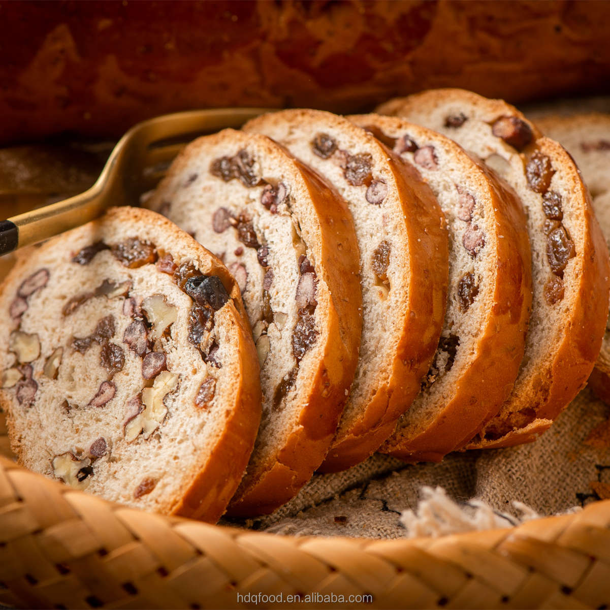 healthy Red Beans  Raisins and Walnut Dried Fruits Original Flavor Plain Bread Leba Bread