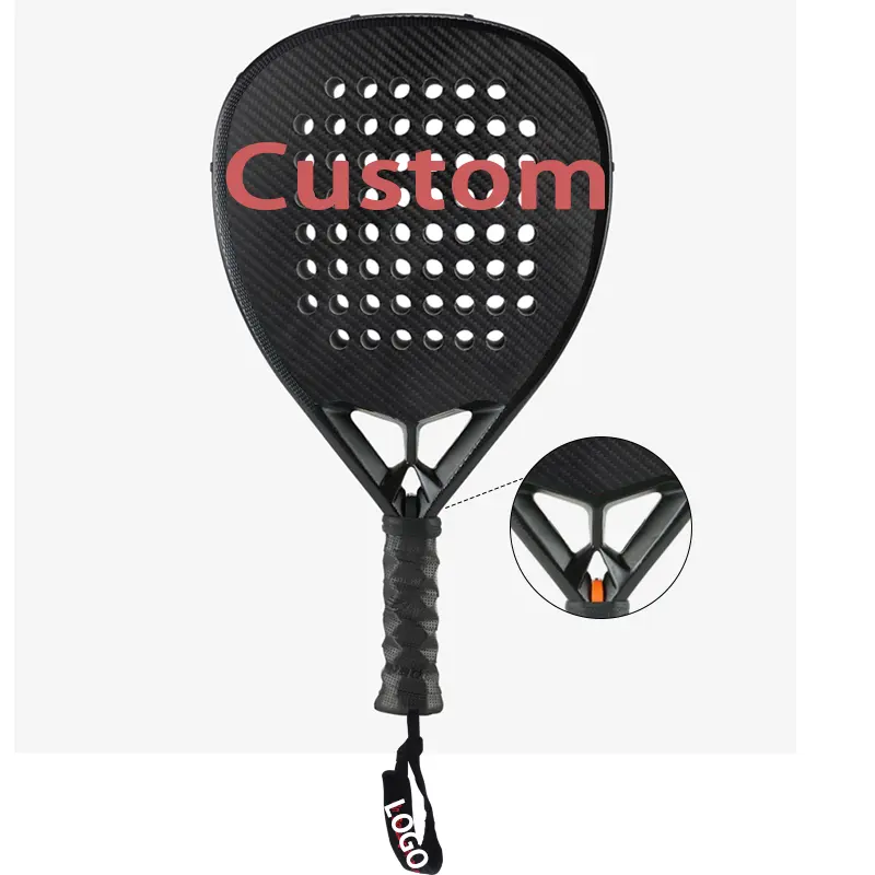 2022 New Trending Customize Design Manufacturing Odm 3k 12k 18k Carbon Fiber Paddle Tennis Padel Racket