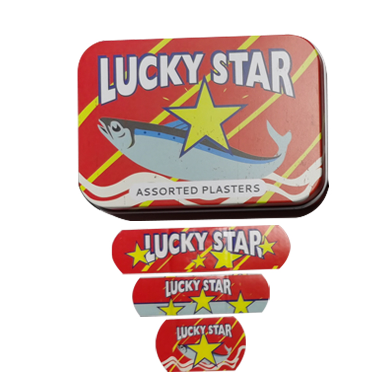 Wholesale Factory Price Waterproof Custom Printing Band Aid kids Plaster cartoon wound plaster with metal tin box