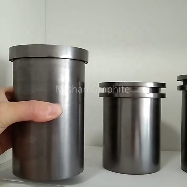 High pure anti-oxidation graphite crucible pot factory
