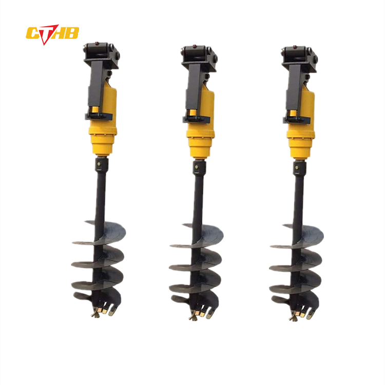 excavator attachement ground hole drill earth augers for sale