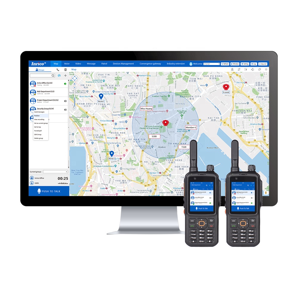 INRICO T298S комплект uhf 400-470 МГц Wifi двухсторонняя радиосвязь