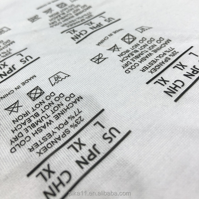 High Quality Designer Clothing Plastisol Heat Transfer Label Logos Custom Heat Iron on Heat Transfer Labels for Swimwear