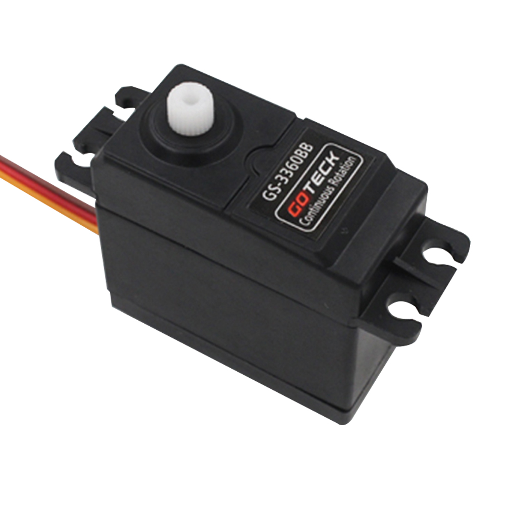 Goteck GS-3360BB 360 Degree Rotation Standard Analog Servo/ 36g/ 2.8kg-cm/ 360 Degree