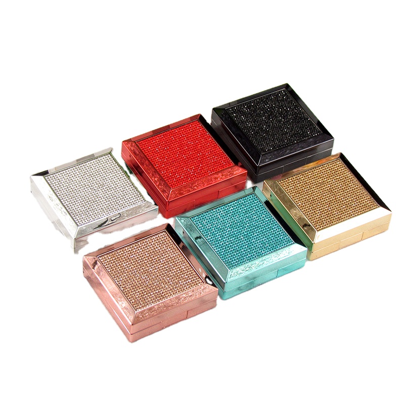 New Fashion Lady Girl Rhinestone High quality colored luxury contact lenses cases