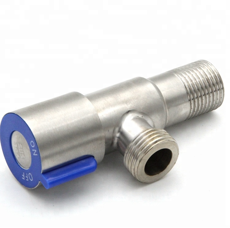 Изготовленный на заказ размер 1/2 "x1/2" латунный угловой клапан медленный открытый Латунный Угловой клапан с треугольным маховиком
