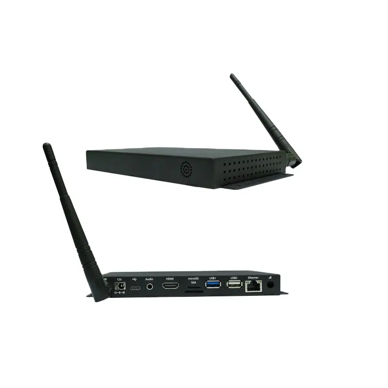 Full Hd 1080P Mini Android Wifi Network Advertising Digital Signage Media Player Box With HDIM