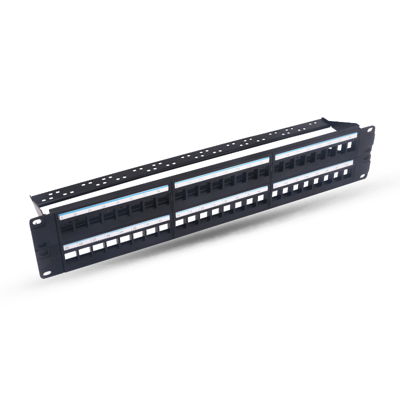 CAT5E/CAT6 48 портов STP ftp встроенный соединитель CAT6 пустая коммутационная панель