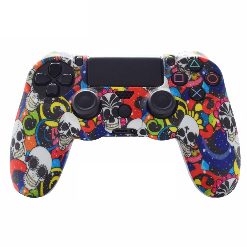 Прохладный дизайн, силиконовый резиновый чехол для контроллера PS4, защитный чехол для контроллеров Sony PlayStation 4 PS4 Slim Pro