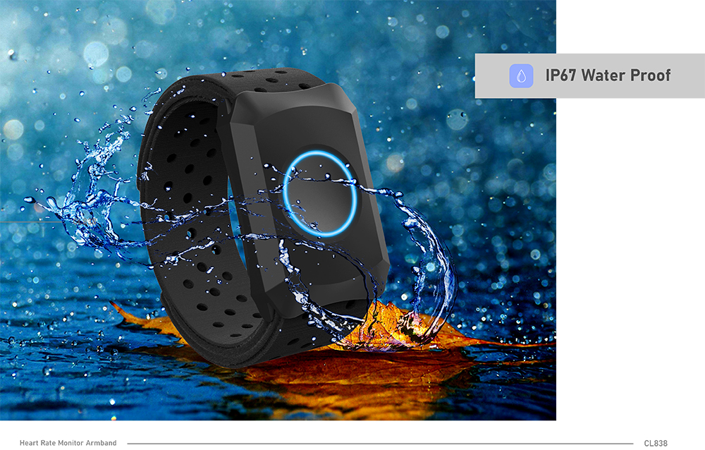 Chileaf newest style Heart Rate Monitor Armband Blue tooth ANT+ HRM arm strap Support API/SDK
