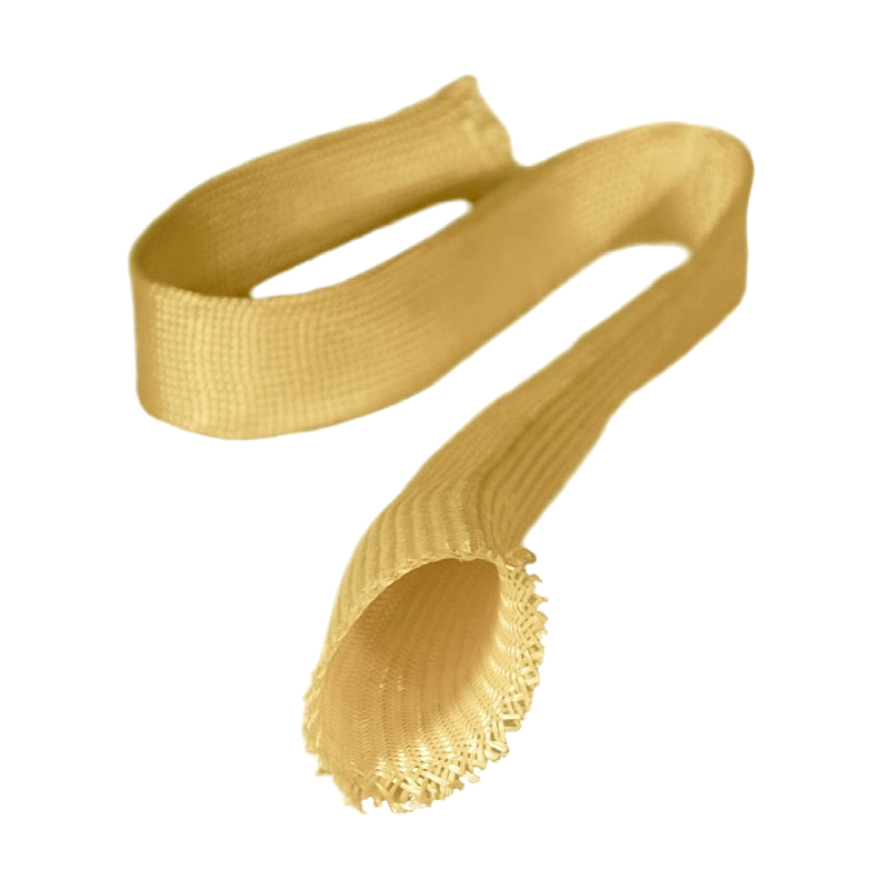 High Temperature Expandable Aramid Kevlar Braided Sleeve Insulating tubular Webbing