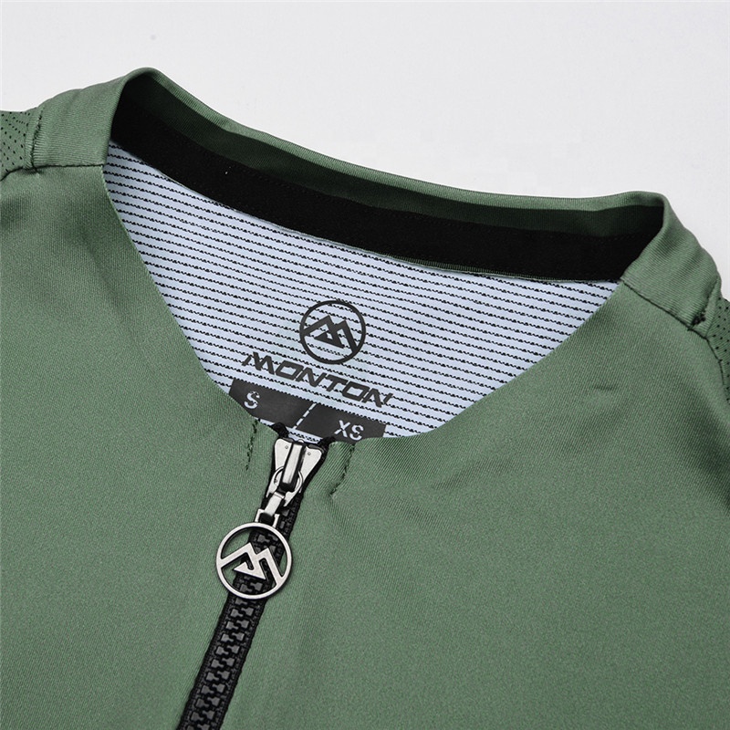 Monton Men Clothing Short Sleeve Wear Custom Cycling Jersey