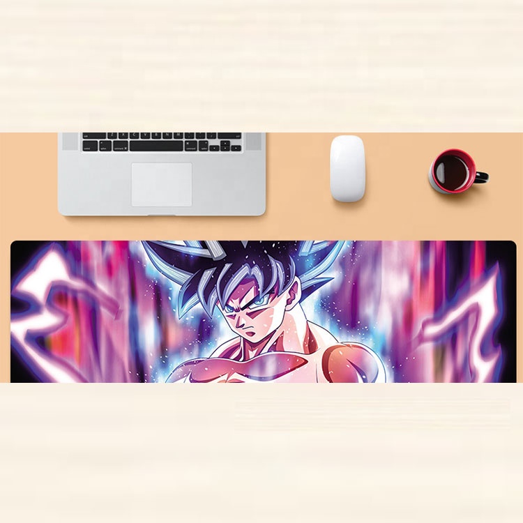 Большой модный игровой коврик для мыши Dragon Ball Z с аниме, толстый расширенный коврик для мыши, коврик для офисного стола с гладкой тканью для работы и игр