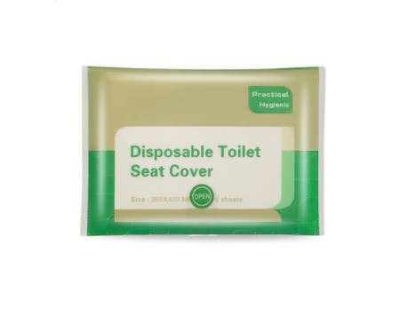 Disposable Paper Toilet Seat Cover Protector Camping Travel Hygienic Toilet Mat Pad Cushion Bathroom Supplies 10pcs/Pack