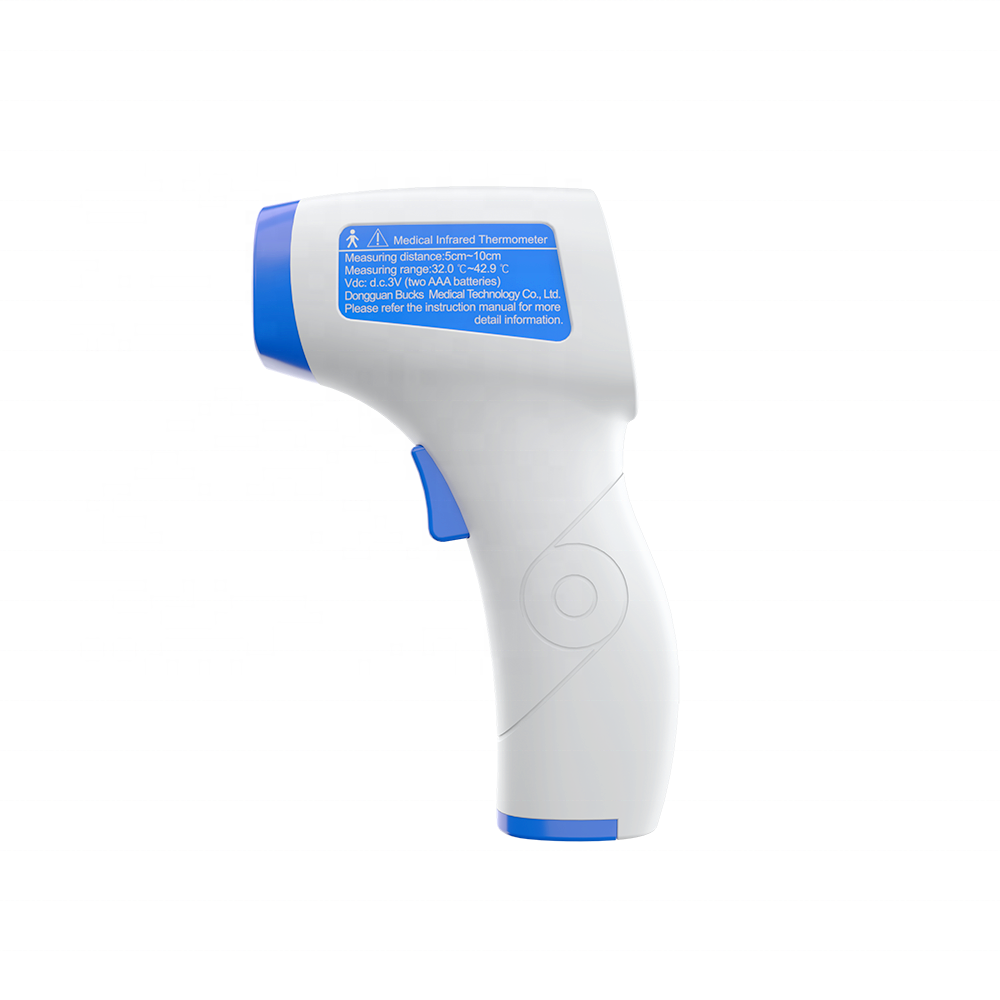 BUCKS hot selling Non contact infrared forehead thermometer electronic thermometer-hygrometer