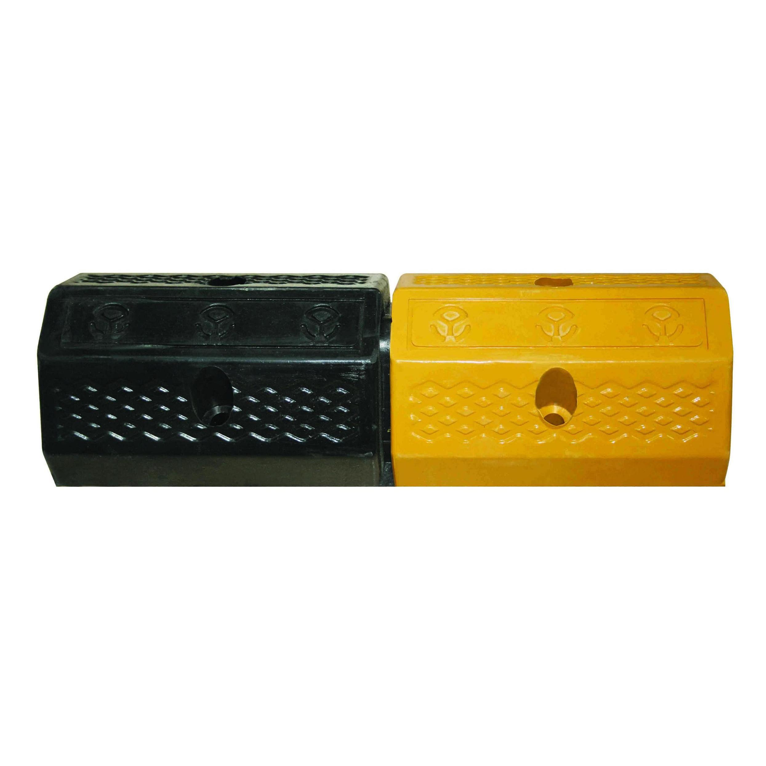 rubber wheel stop wheel stop bracket parking wheel stop reflective To protect the vehicle prevent collisions