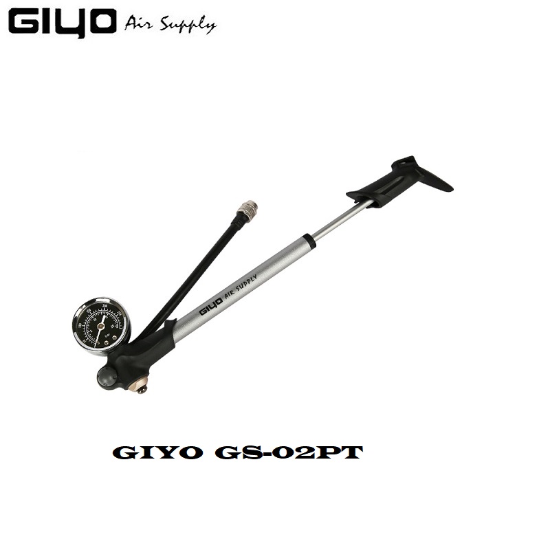 GIYO GS-02PT черный 300Psi переключаемый высокого давления/большой объем низкого давления подвеска шины велосипед насос с манометром
