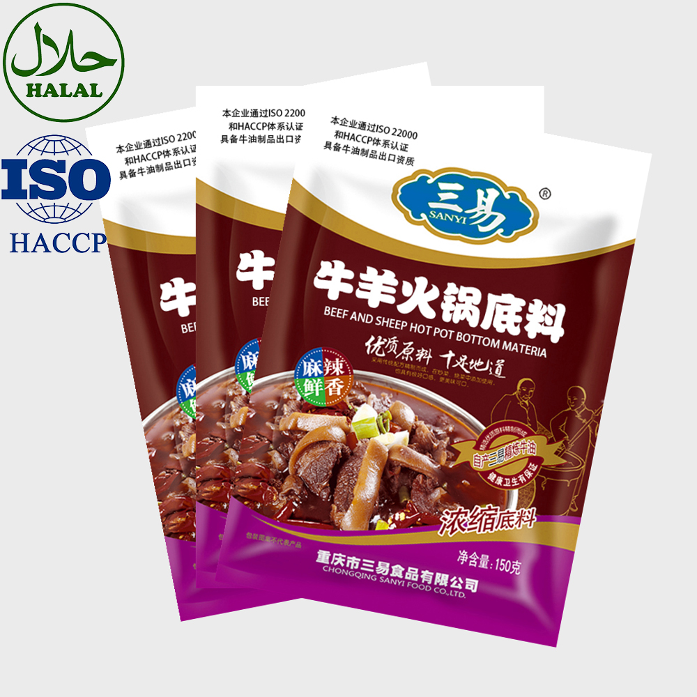 SANYI 150g Hot Pot Seasoning Beef And mutton for Cooking Instant Hotpot Soup Base