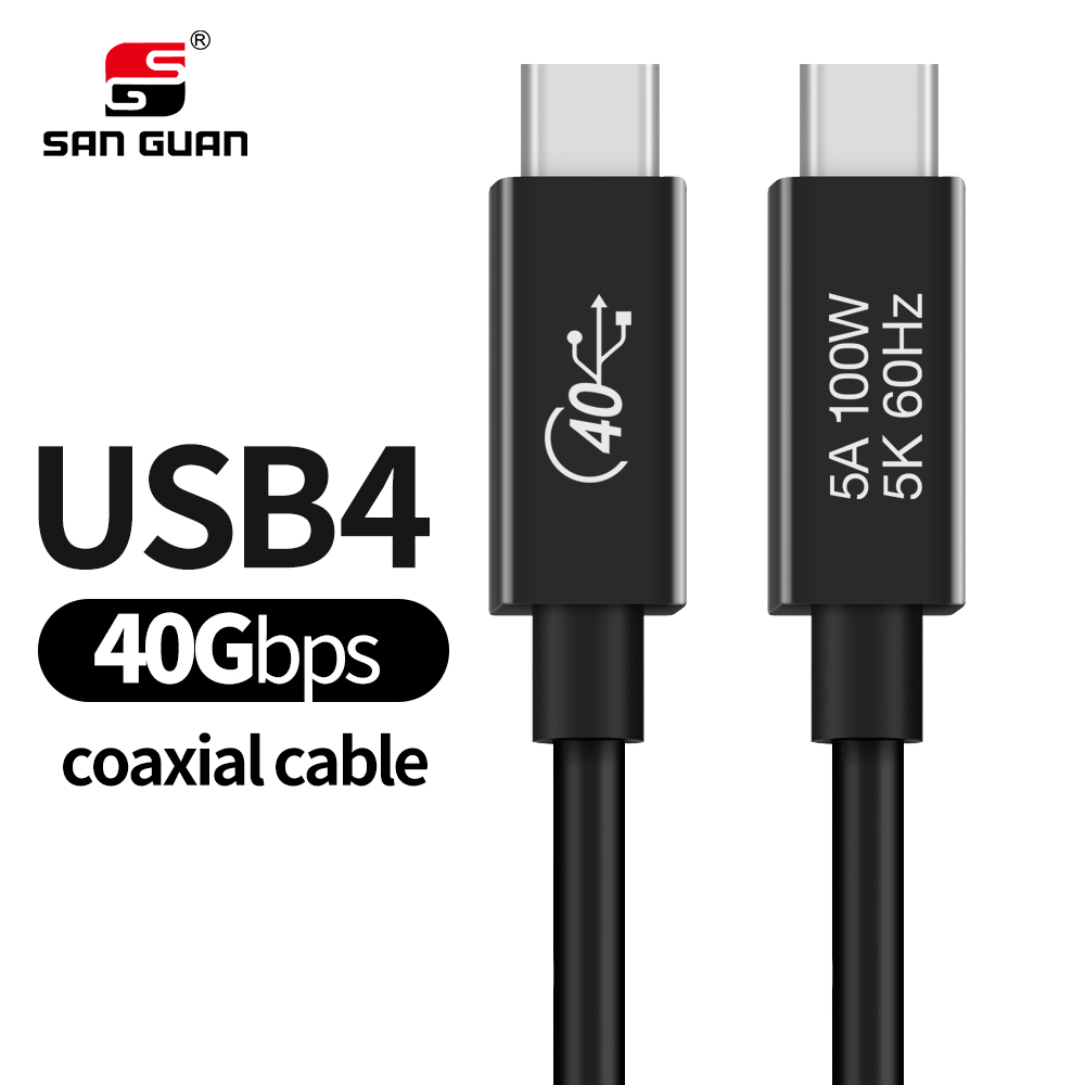 Usb 4,0 кабель Pd 100 Вт быстрой зарядки Thunderbolt 3 кабель активный Тип 40 Гбит/с 5K 60 Гц кабель-Переходник Usb C на Usb C кабель для Macbook Pro ноутбук