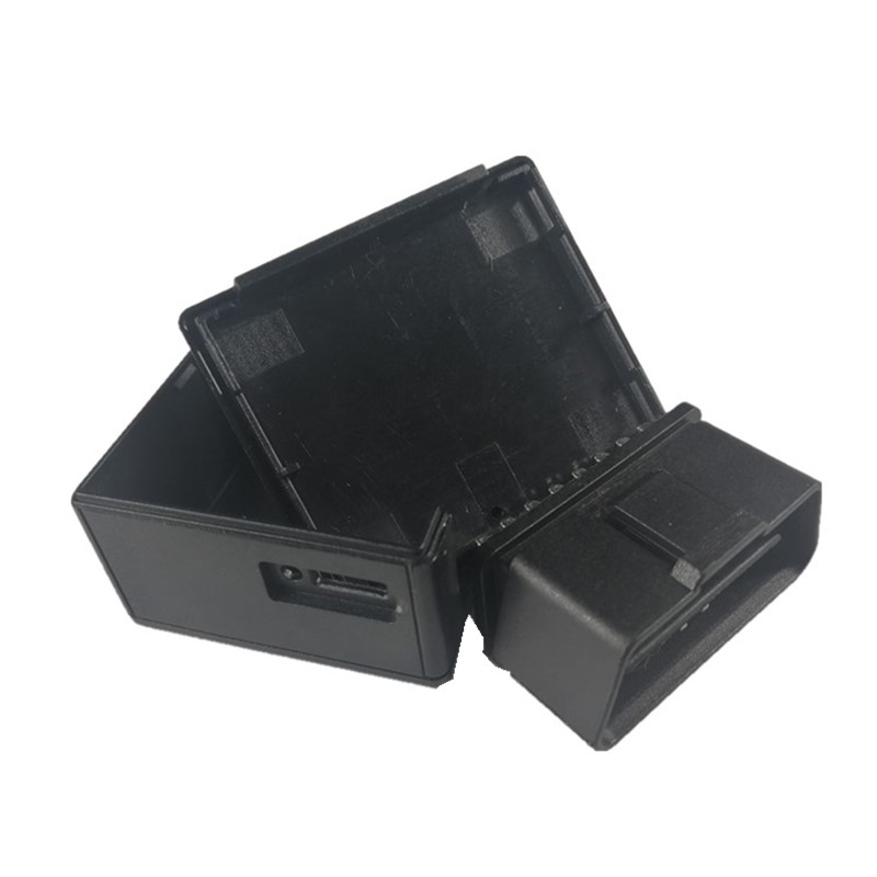 В собранном виде черный OBDII OBD2 16 контактный разъем OBD Корпус для 4G OBD устройства с мобильными микрoуправлением слушения от setocont
