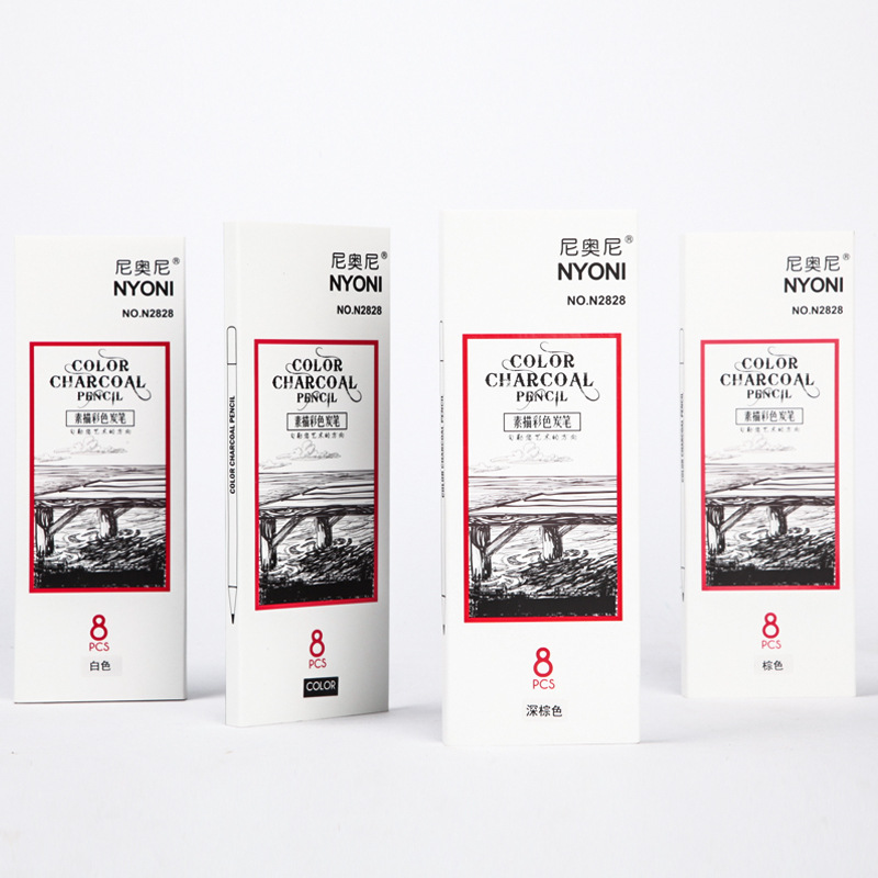 Стандартные Угольные карандаши NYONI для рисования и скетчинга