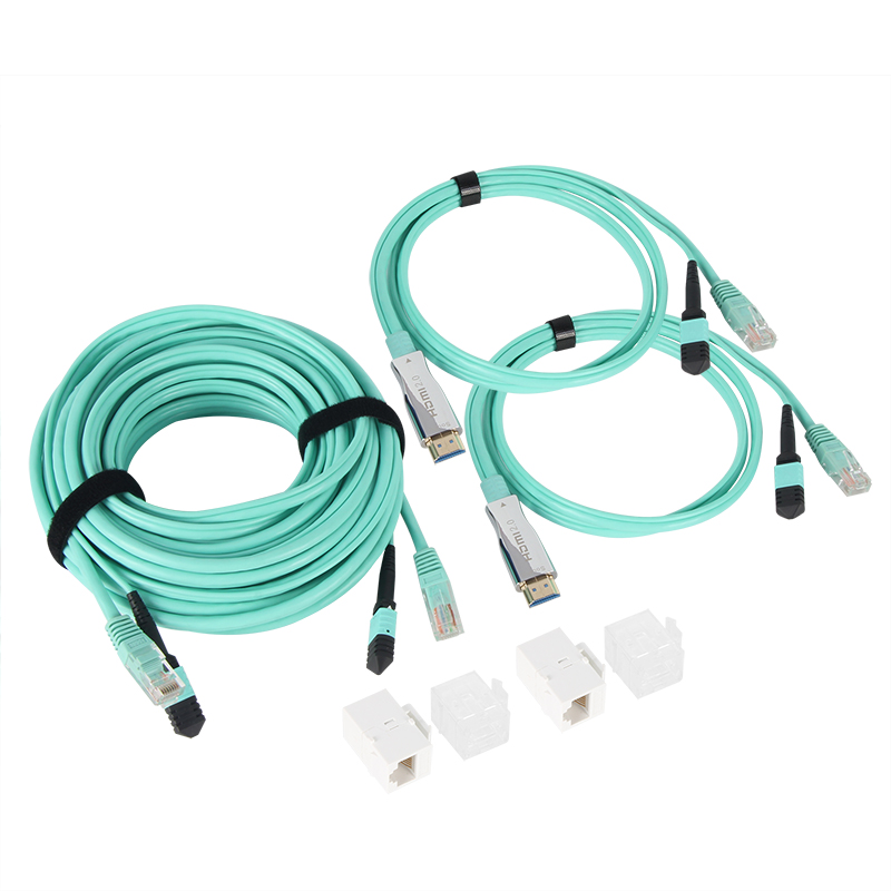 VCOM 200m 4K 60Hz 2.0V HDMI Video Extension Cable Net Fiber Optic HDMI Cable