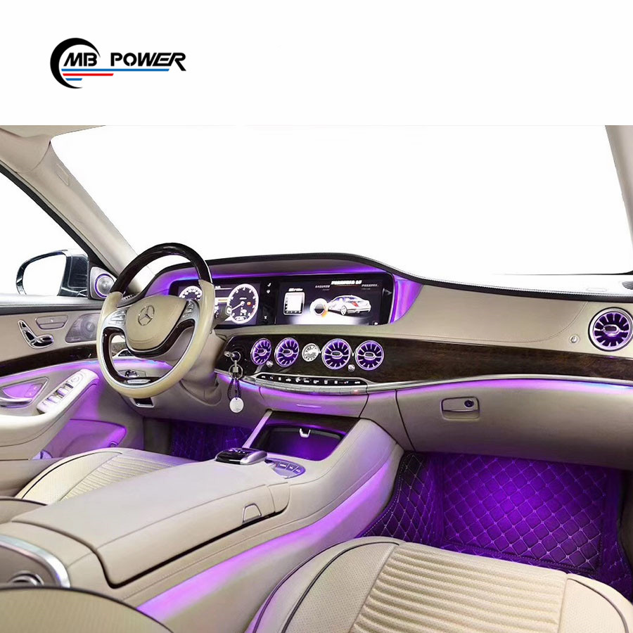 S класс w222 S400 S63 S65 кондиционирование турбины выходное светодиодное Внутреннее освещение для w222 S500 S350 Вентиляционное освещение