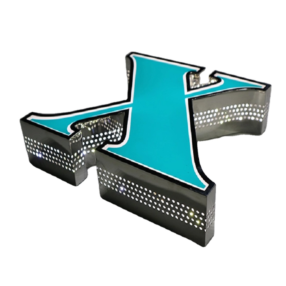 Outdoor building mounting large jewelry shop sign 3D Custom Design Advertising LED Front Lit Channel Letter for Logo