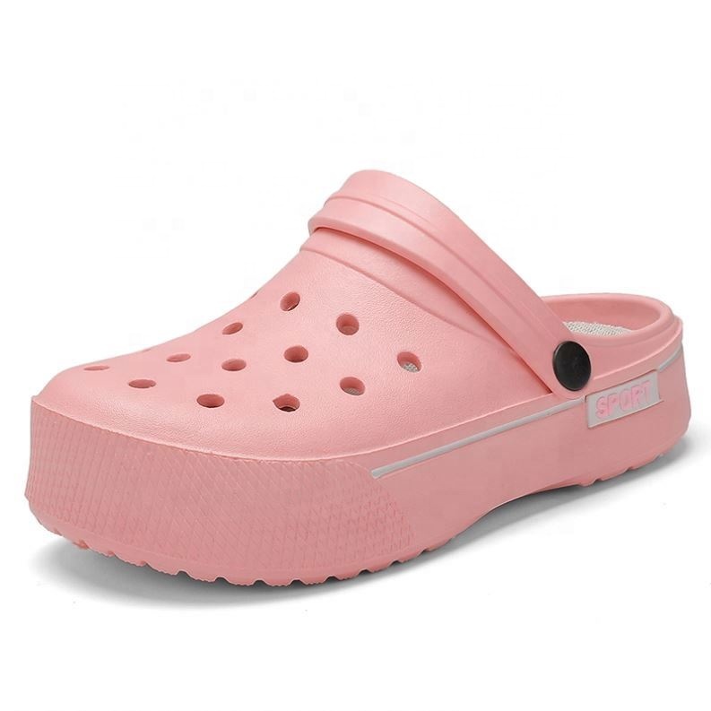 Hotsale Candy Colors Summer Thick Sole Shoes Platform Sandal Clogs Slides Crocsk Flip Flop For Women