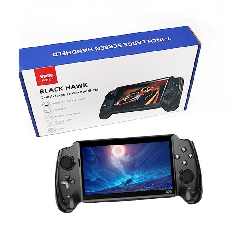 X20 7 дюймов двойной подставки для игровых приставок, портативные консоли 16 Гб Ретро Классический Видео портативная игровая приставка