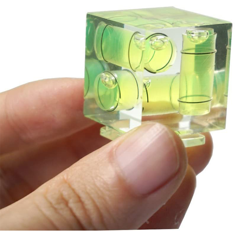 Hot Sale Mini Spirit Level Bubble Combined Square Level Bubble for camera balance