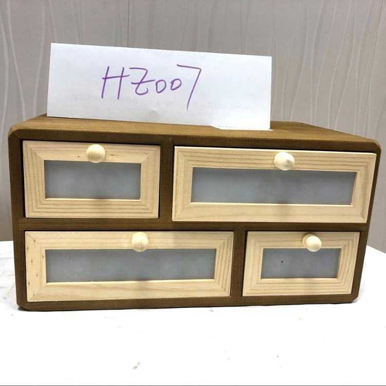 YG CRAFT 2020 новый дизайн твердый деревянный ящик для хранения/деревенский деревянный шкаф для ювелирных изделий/индивидуальный деревянный органайзер для ювелирных изделий